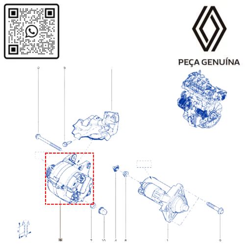 RN 07317R 231007317R ALTERNADOR MOT M9T 2.3 16V 120A MASTER 22... 4